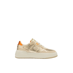 Scarpe sneakers D.Franklin donna  Court Basic Snake Gold DFSH321095-GOLD-36