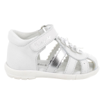 Sandali ragnetto Primigi primo passo 5909622 da bambina bianco-argento 