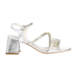  Sandali scarpe aperte con strass argento CAFèNOIR donna LB9109