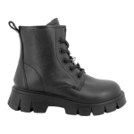 Primigi Stiefeletten im Bikerstil für Mädchen Schwarz mit Reißverschluss 8870900