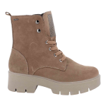 IGI&CO Women’s Combat Ankle Boots STEFY – Mud Suede with Zip – Art. 8665811