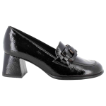 Mocassini Igi&Co FABIANA con tacco donna vernice nero 8696100