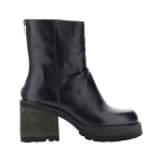 Bottines Femme CAFèNOIR FE1113 en Cuir avec Fermeture Éclair à l'Arrière