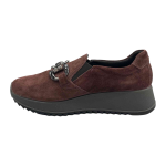Scarpe mocassini ENVALSoft donna camoscio bordeaux 8779133