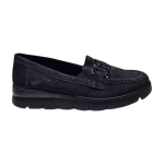 Scarpe mocassini ENVALSoft donna donna camoscio blu 8756733