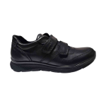 Scarpe sneakers ENVALSoft uomo nappa soft nero 8729100 con velcro