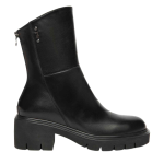 Tronchetti stivaletti NeroGiardini I514818 Donna in Pelle