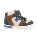 Sneakers primo passo Primigi bambino 8906055 verde e beige con strap 