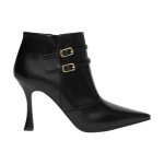 Tronchetti stivaletti NeroGiardini donna I514492D in pelle nero