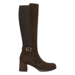 Stivali NeroGiardini I514313D in suede e tessuto con cerniera