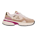 Scarpe sneakers Janet&Janet donna J-441 beige-nero-fuxia