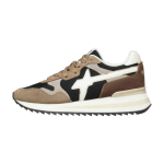 Scarpe Sneakers W6YZ YAK-W.  in tessuto tecnico e suede - Marrone-Nero2016528421D33