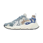 Scarpe Sneakers  SARAH-W.  in tessuto tecnico e suede - Azzurro 2018294113C92