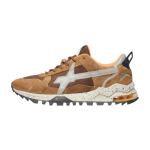 Scarpe Sneakers W6yz BREEZE 3-M. -  in tessuto tecnico e suede - Marrone 2018612084D11