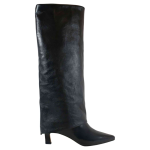 Botas de mujer OVYé AISHA 2527 en piel negra sin cierre