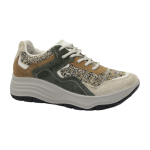 Scarpe sneakers Igi&Co donna 8682622 beige e marrone con lacci 