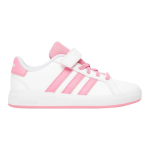 Scarpe sneakers Adidas Grand Court 2.0EL C JQ8002 color bianco con strisce rosa