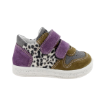 Scarpe sneakers Primigi bambina 8855400 verde e viola con strap 