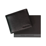  Portafogli Valentino Fort da uomo in pelle nero – VPP9LX13