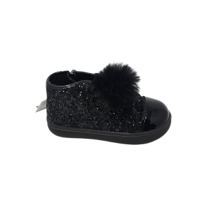 Scarpe sneakers Primigi 8852122 da bambina nero con zip 