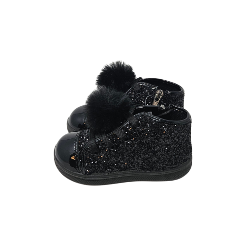 Scarpe sneakers Primigi 8852122 da bambina nero con zip 