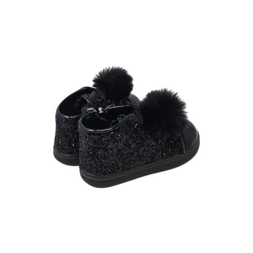 Scarpe sneakers Primigi 8852122 da bambina nero con zip 