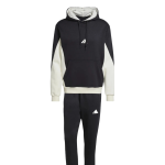 Tute completa Adidas uomo Tuta Fleece Colorblock KB5264 Nero Regular Fit 