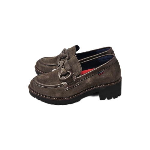 Mocassini scarpe Callaghan donna 13458 camoscio TdMoro da infilare