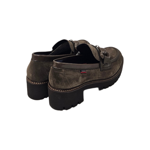 Mocassini scarpe Callaghan donna 13458 camoscio TdMoro da infilare
