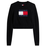 Felpa maglia crop donna Tommy Hilfiger Jeans DW0DW21690 