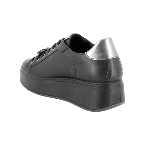 Igi&CO Damen-Sneaker mit Keilabsatz Schwarz – 8671200