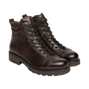 Anfibi stivaletti NeroGiardini uomo I501011U /301 in pelle