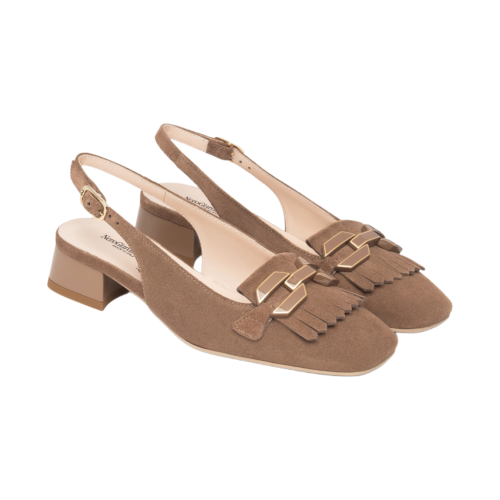 Scarpe dècolletè slingback NeroGiardini donna E615501D