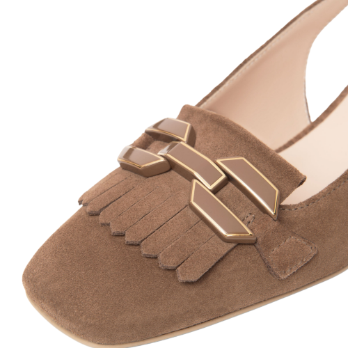 Scarpe dècolletè slingback NeroGiardini donna E615501D