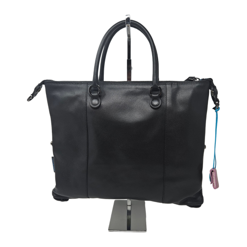 Verwandelbare Handtasche mit Schulterriemen Gabs G3 Plus Größe M G000033T2X3083 – Gelbes Katzenmotiv