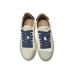 Baskets homme Alexander Smith SOHO MAN WHITE BLUE