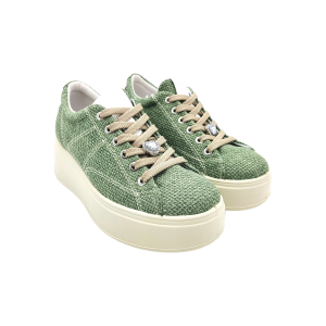 Damen-Sneaker IGI&CO 1146844 aus grünem Canvas