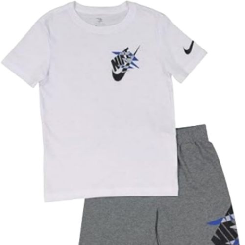 Completo T-Shirt e Shorts Nike 3Brand bambino 9Q0616-001