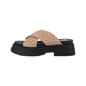 Las sandalias tipo chancla para mujer Buffalo Lennox Cross-Vegan XE-08