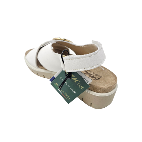 Scarpe sandali ENVALSoft in pelle bianchi 1286833