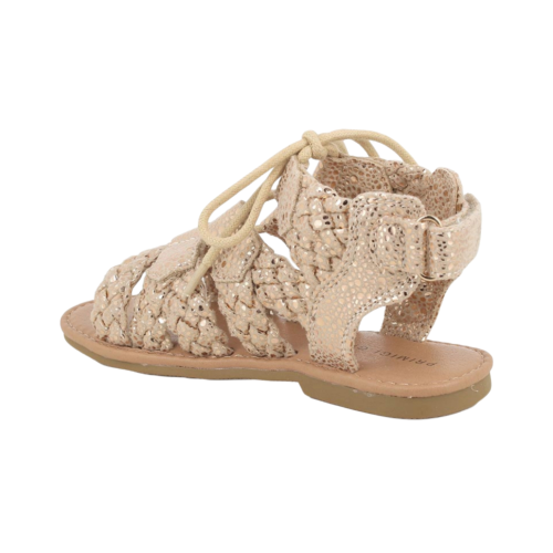 Sandali Primigi 1437322 da bambina beige e platino con strap 