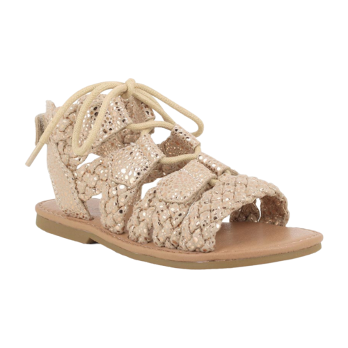 Sandali Primigi 1437322 da bambina beige e platino con strap 