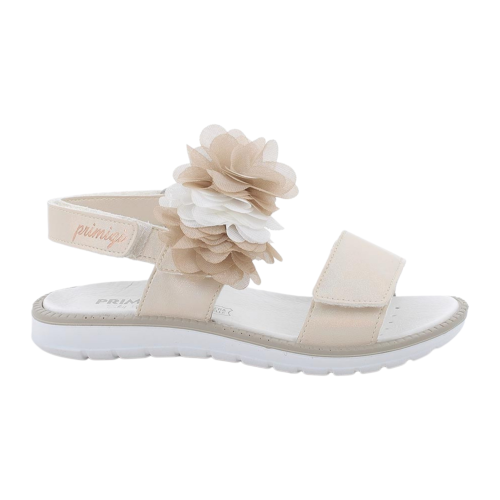 Sandali Primigi da bambina beige con strap 1385411