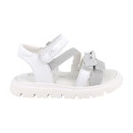Sandali Primigi da bambina bianco e argento con strap 1416222