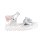 Sandali Primigi da bambina argento con strap 1416022