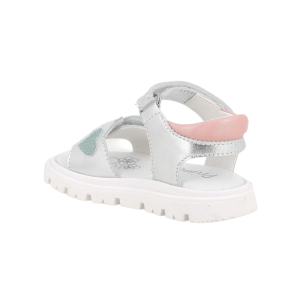 Sandali Primigi da bambina argento con strap 1416022