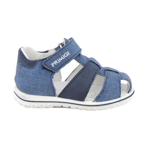 Primigi first-step fisherman sandals for boys light blue and navy with straps 1363433