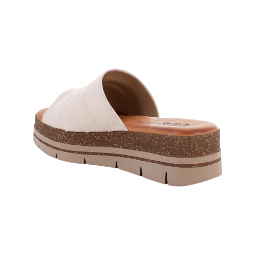 Sandali ciabatta IGI&CO con zeppa da donna beige 1188522