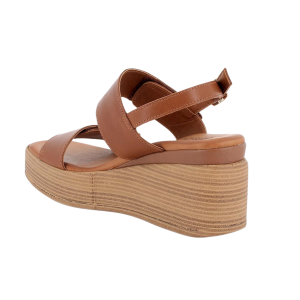 Sandali IGI&CO con zeppa da donna marrone con strap 1190611