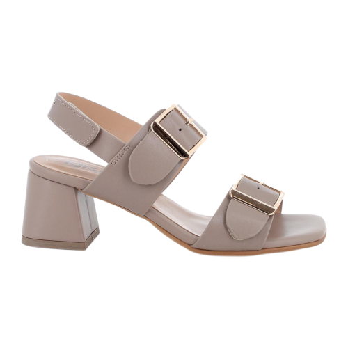 Sandali IGI&CO con tacco da donna grigio e beige con strap 1192611